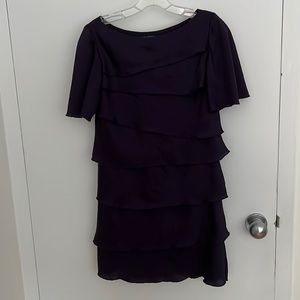 Banana republic, eggplant, mini cocktail dress, size 2
